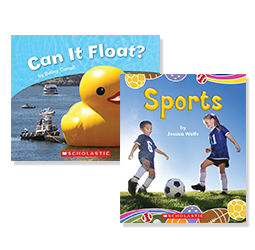 Books: "Can it Float?" and "Sports"