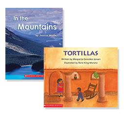 Books: "In the Mountains" and "Tortillas"