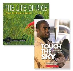 Books: "The Life of Rice" and "Touch the Sky"