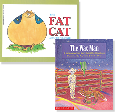 Books: "The Fat Cat" and "The Wax Man"