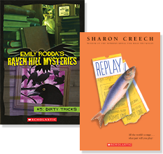 Books: "Raven HIll Mysteries" and "Replay"