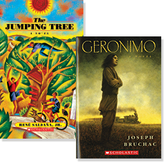 Books: "The Jumping Tree" and "Geronimo"