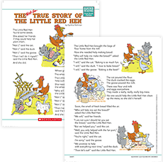 Example Sheets: "The Not-So-True Story of the Little Red Hen"
