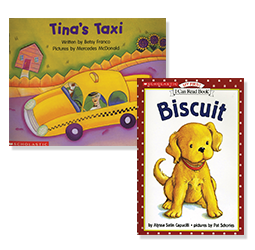 Books: "Tina's Taxi" and "Biscuit"