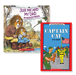 Books: "Just Me And My Dad" and "Captain Cat"