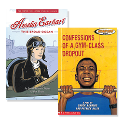 Books: "Amelia Earheart" and "Confessions of a Gym Class Dropout"